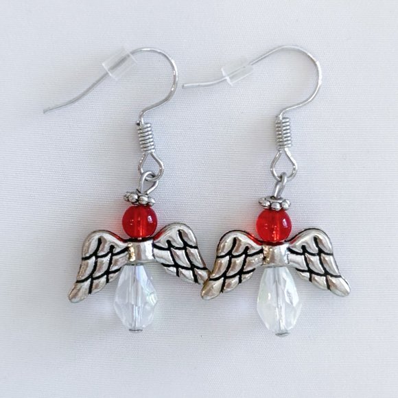 Beaded Angel Earrings - Picture 4 of 5